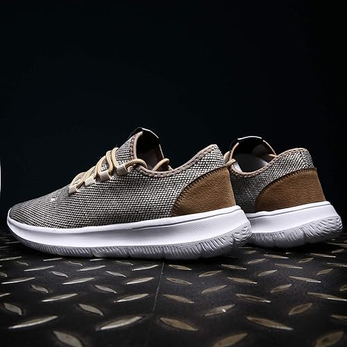 Miniatura 6 de KEEZMZ Tenis de correr para hombre, transpirables, de malla, suela suave, casual, atléticos, ligeros