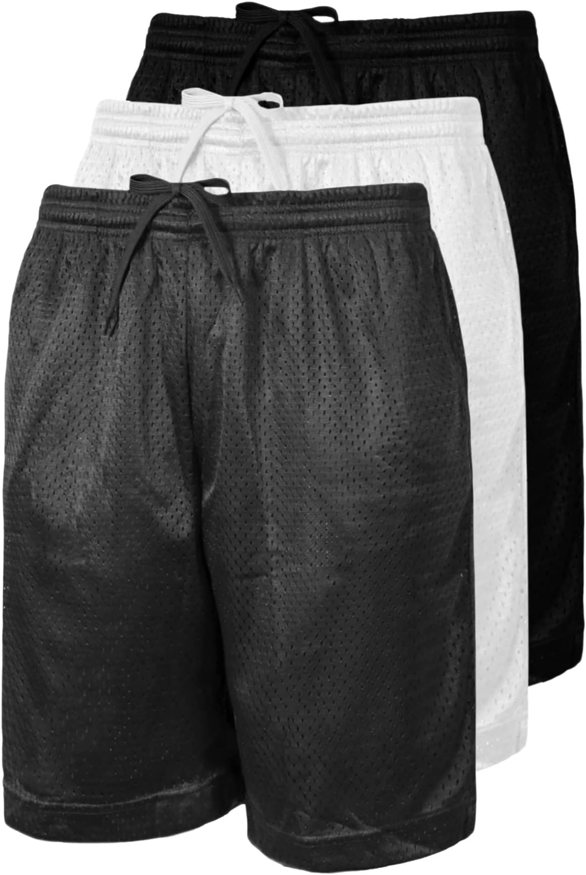OLLIE ARNES Mesh Basketball Shorts for Men, Athletic Gym Workout Short with Pockets (S-6X)