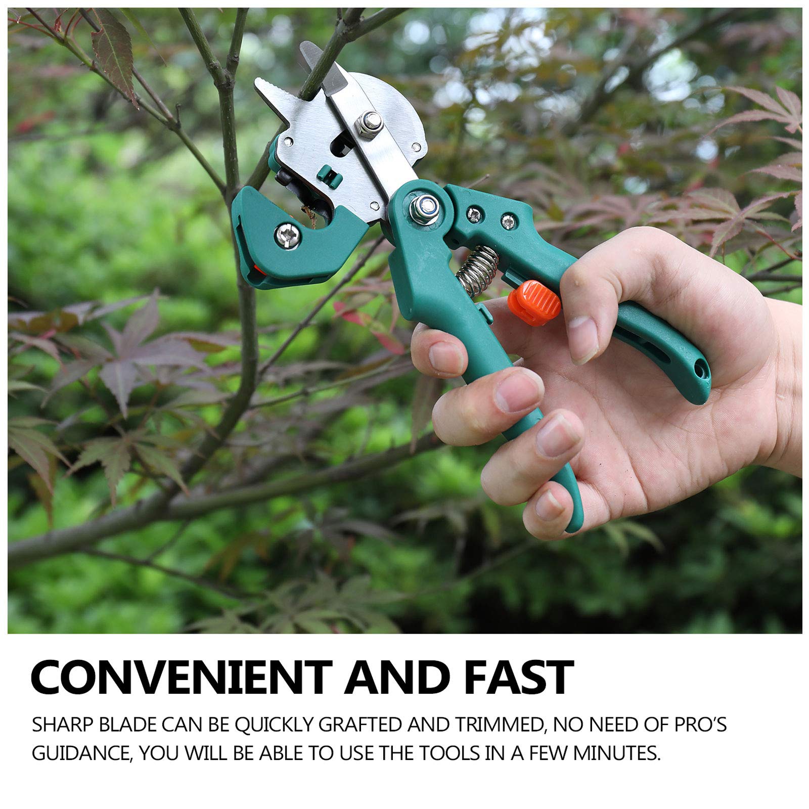 Forbici per Innesto e Potatura Forbici Innesto Professionale Kit, Giardino Innesto Kit Professionali Cesoia Forbici da Potatura Set da Giardinaggio, Lame Intercambiabili, Lama Affilata, Ottimo Regalo