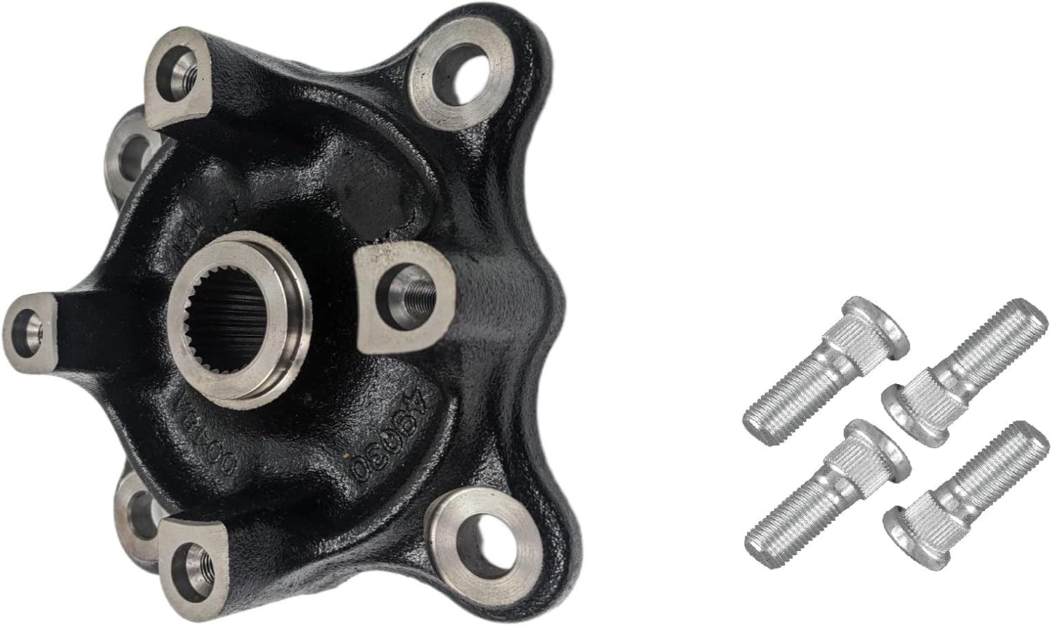 Front Wheel Hub 49030-0048 with Bolts Replacement for 2015-2025 Kawasaki Mule Pro FXT FX FXR DX DXT KAF 820 KAF1000
