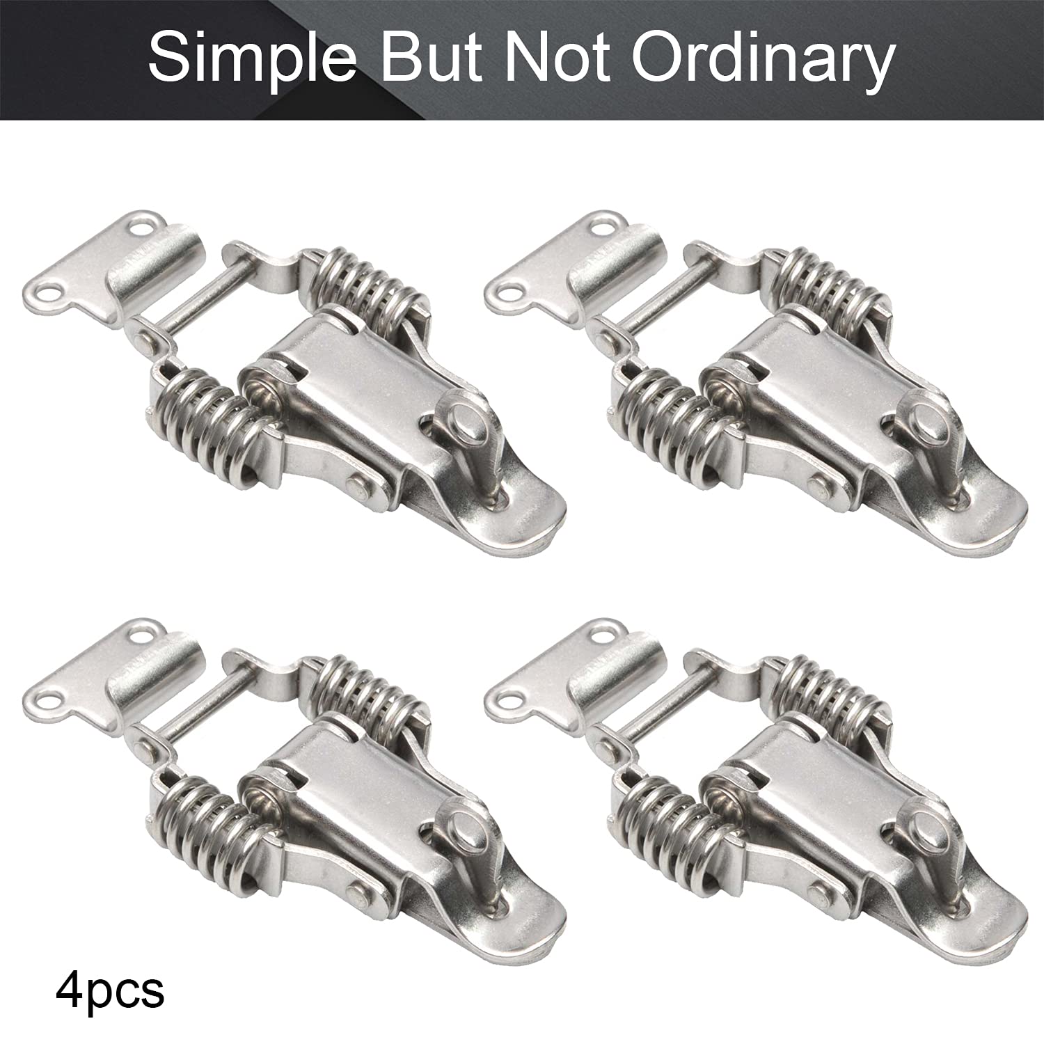 Spring Disc Loaded Toggle DIY Cabinet Lock Juvielich 10-Piece Spring Loaded Toggle Latches – 4.67 ...