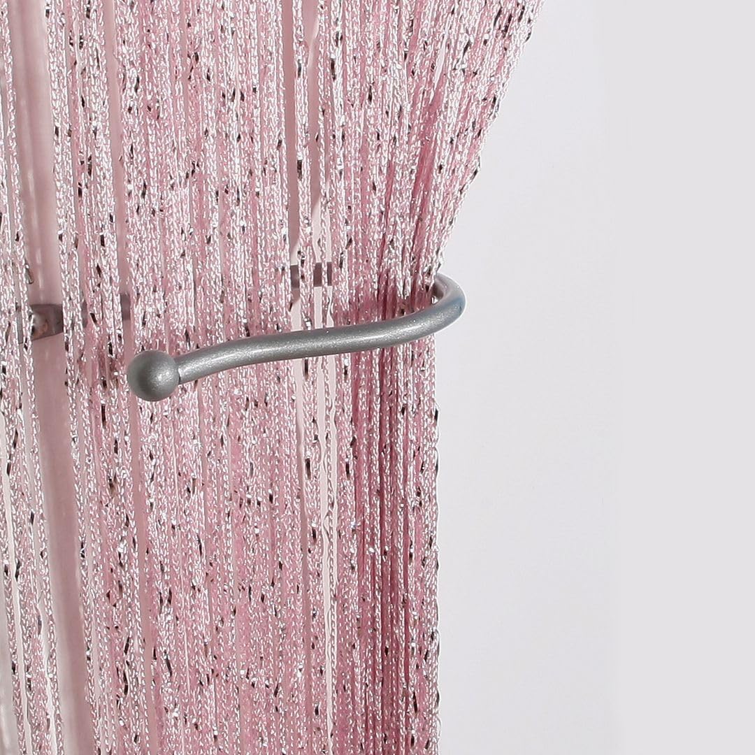 John Aird Jazz Glitter String Curtain Panel (Pink) โ image 1