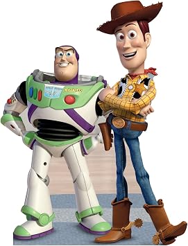 Cardboard People Buzz & Woody Life Size Cardboard Cutout Standup - Disney Pixars Toy Story