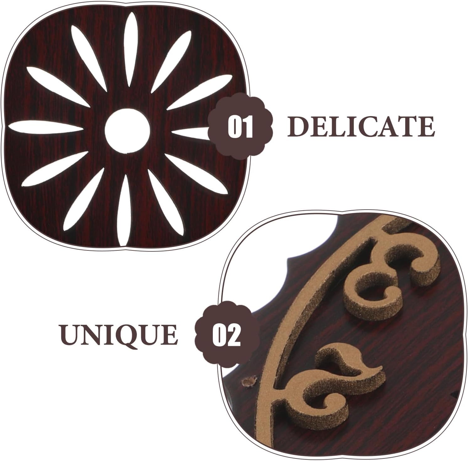 Cuckoo Clock Dial Replacement 7-inch Round Hanging Clock Face Silent Operation Accurate Time Home Decor