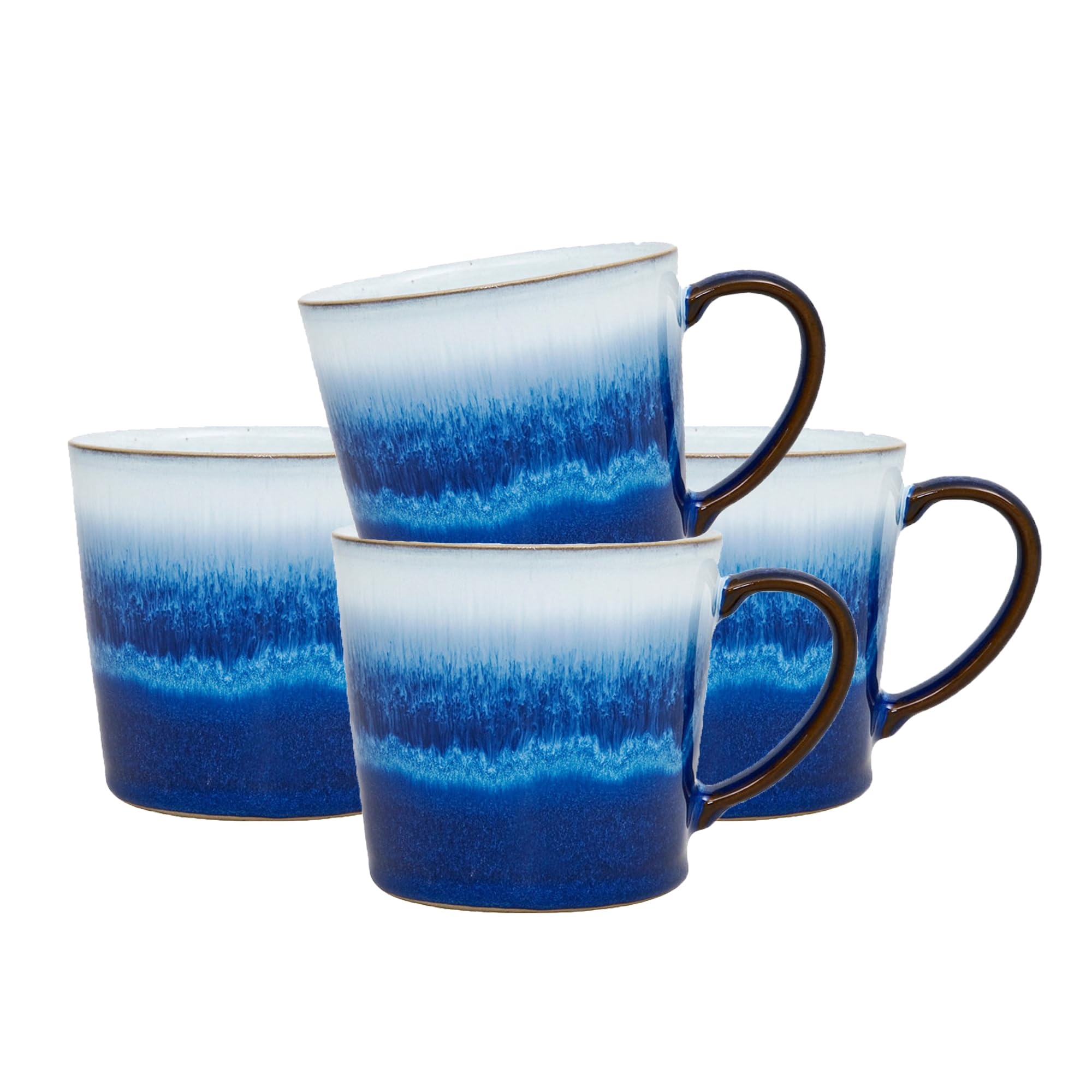 Amazon.com | Denby - Blue Haze Large Coffee Mug Set of 4-13.5