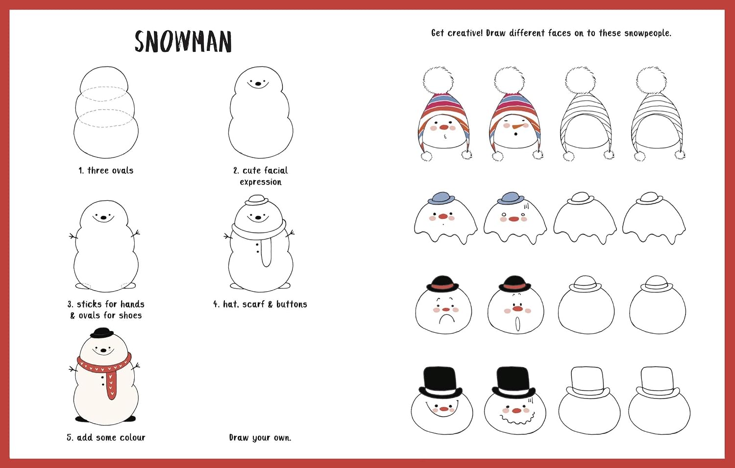How to Draw a Reindeer and Other Christmas Creatures (How to Draw Really Cute Creatures)