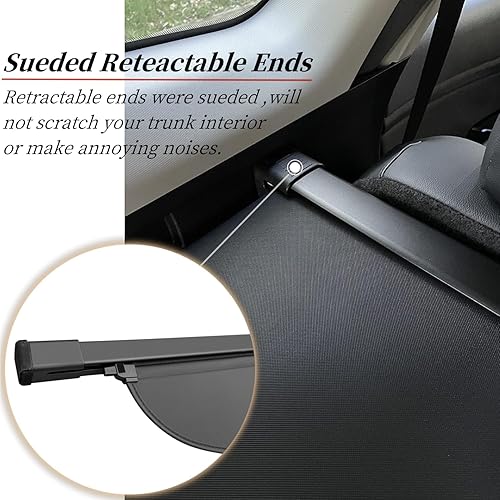 Miniatura 3 de Vesul Compatible con Kia Sportage 2026-2023 - Cubierta de carga retráctil impermeable de seguridad para maletero trasero, cubierta de tonneau para