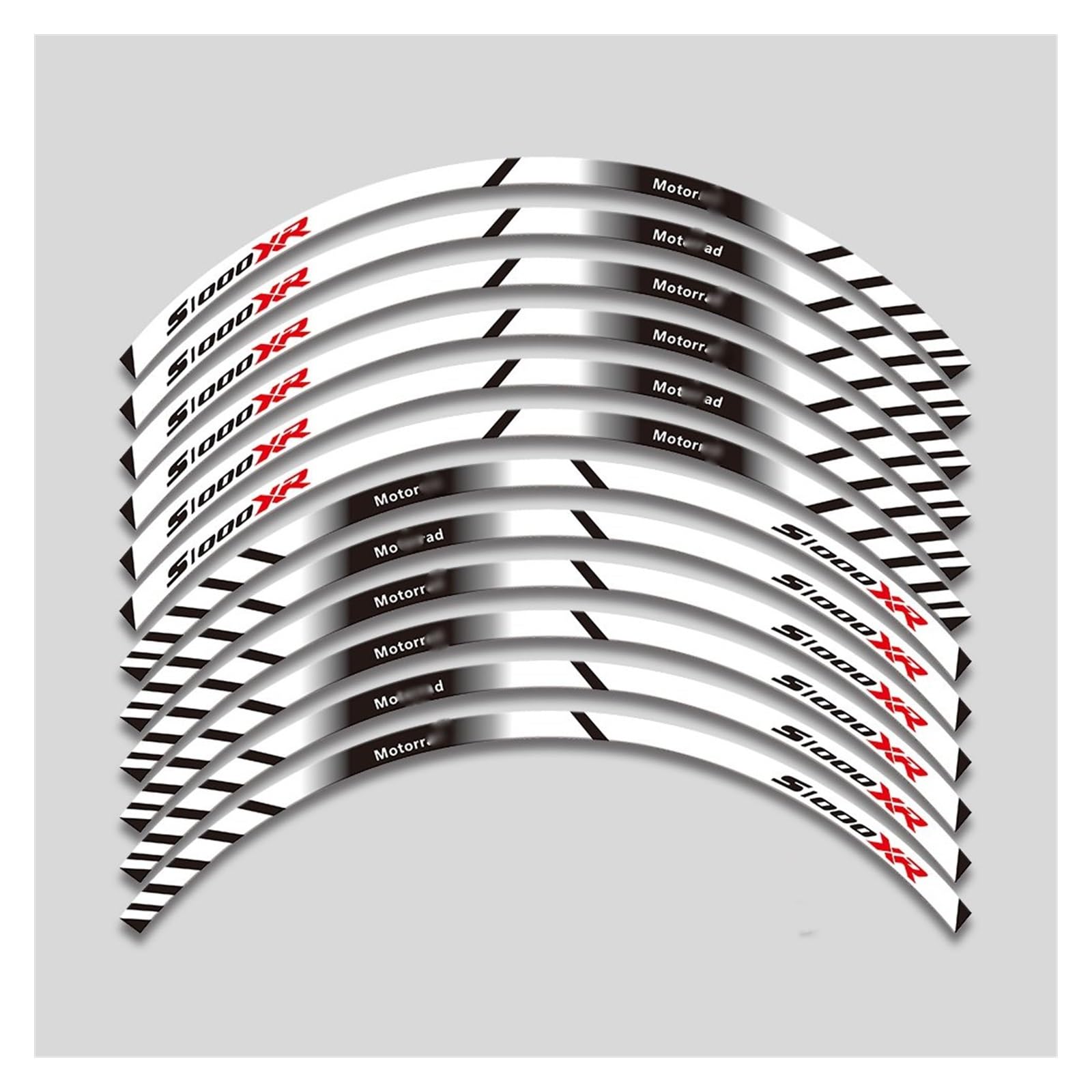 Applique for S1000XR S1000 XR S1000 Xr Motorcycle Wheel Rim Decoration Adhesive Reflective Decal Sticker(A1)