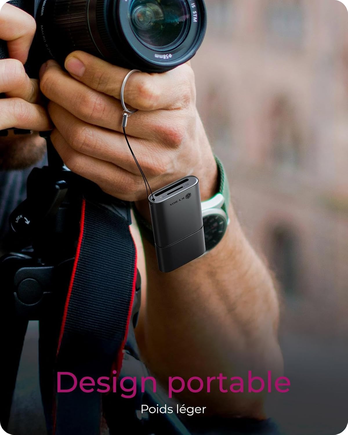 ICY Box IB-CR204-CU3 2-in-1 Card Reader USB-C/A, SD & MicroSD Card Reader 5 Gbps for PC, Notebook, MacBook, Tablet & Smartphone