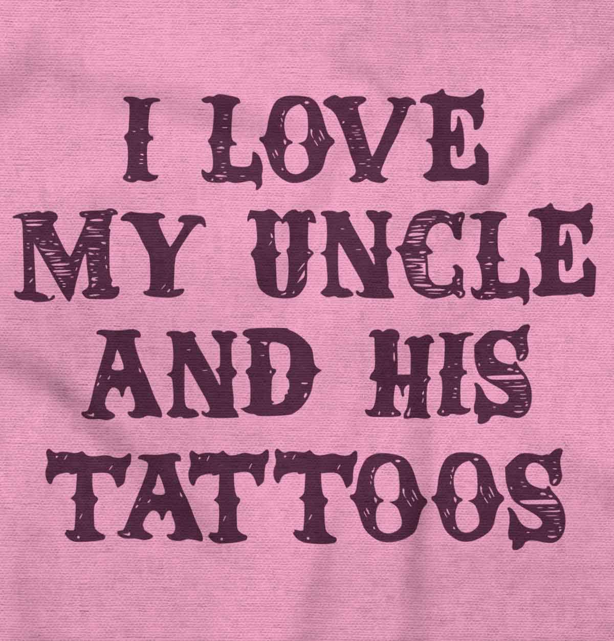 Brisco Brands Love Uncle Tattoos Cute Rebellious Baby Romper Boys or Girls