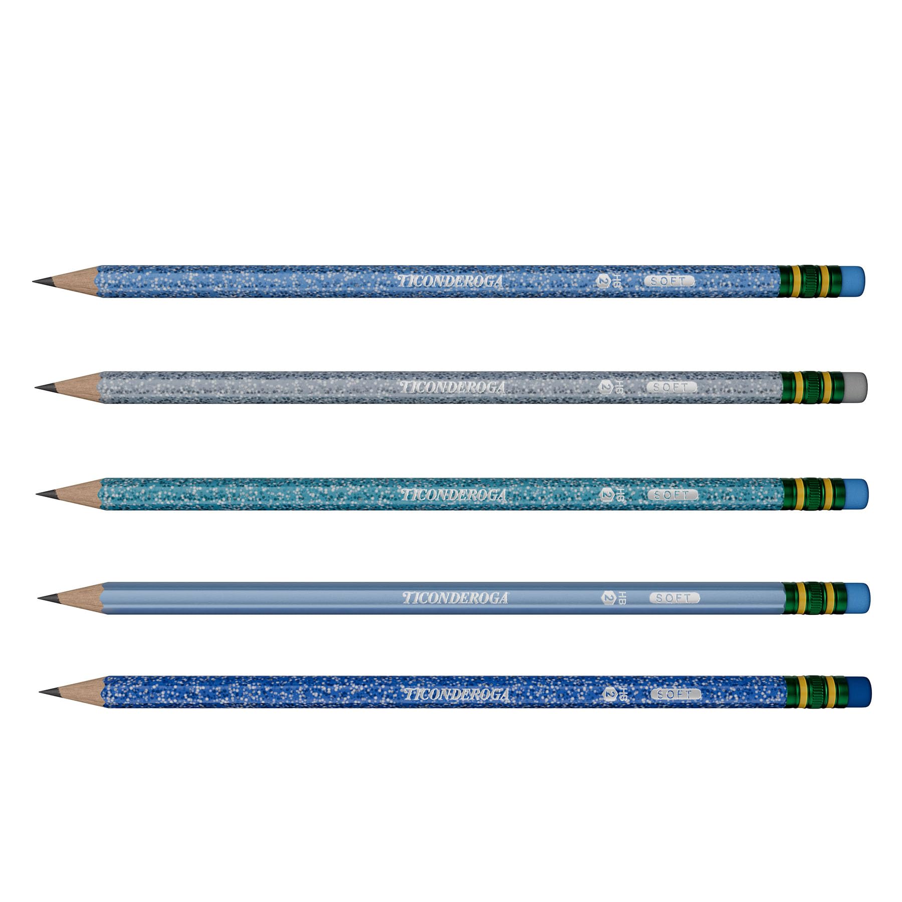 Ticonderoga Kredki z drewnianym etui w kolorze arktycznego niebieskiego, 18 sztuk