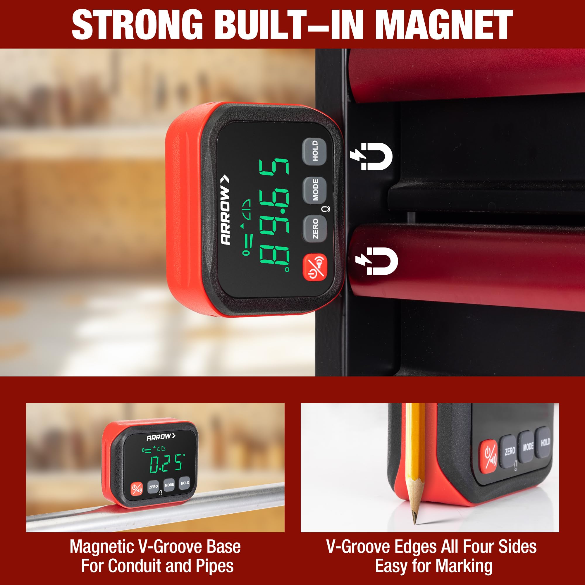 Digital Angle Gauge - Precise Measurement Tool -4