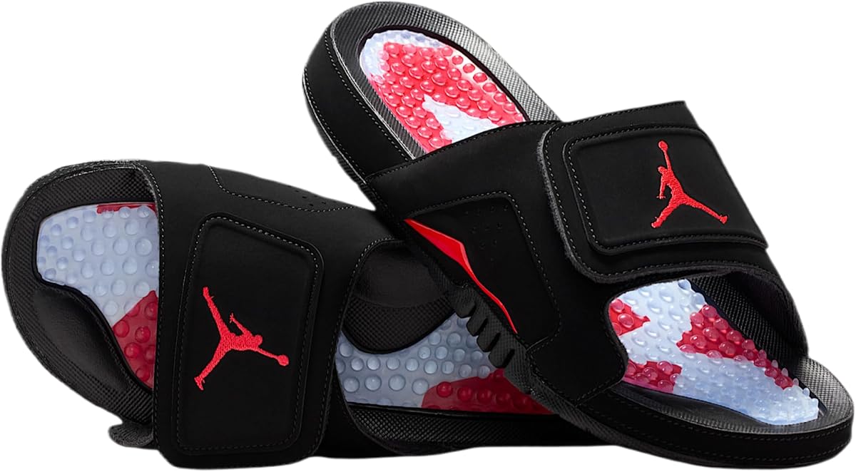 Jordan Hydro VI Retro Slides (Black/Infrared 23)
