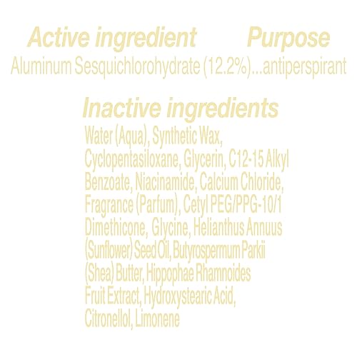 Miniatura 10 de SheaMoisture Desodorante antitranspirante en barra de tono uniforme vitamina C y niacinamida, 2 unidades para protección contra el sudor y el olor