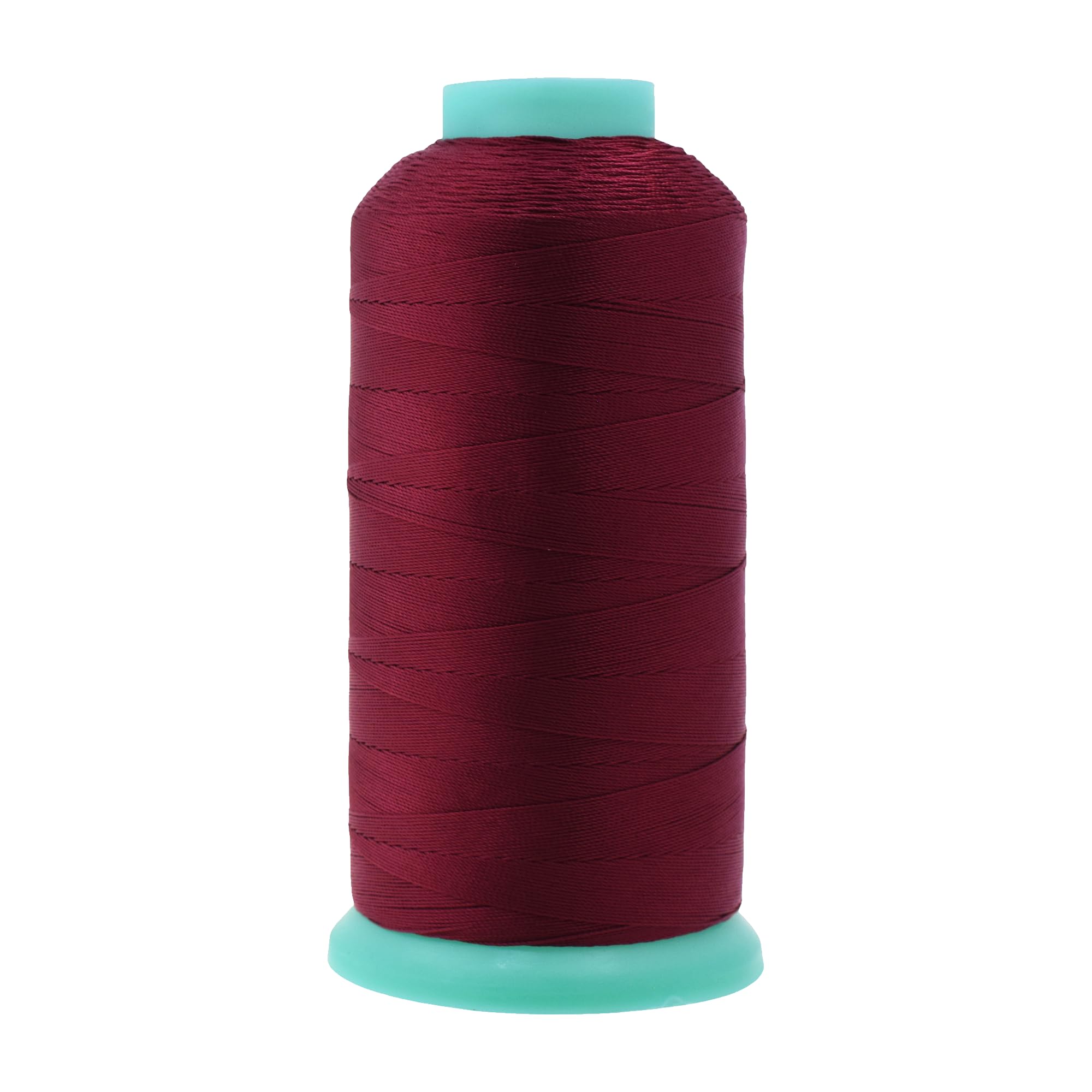 Mandala Crafts Size 92 280D T90 Bonded Nylon Thread - Wine 1100 YDs Tex 90 Heavy Duty Sewing Threads for Leather, Jeans, Weaving, Outdoor Marine