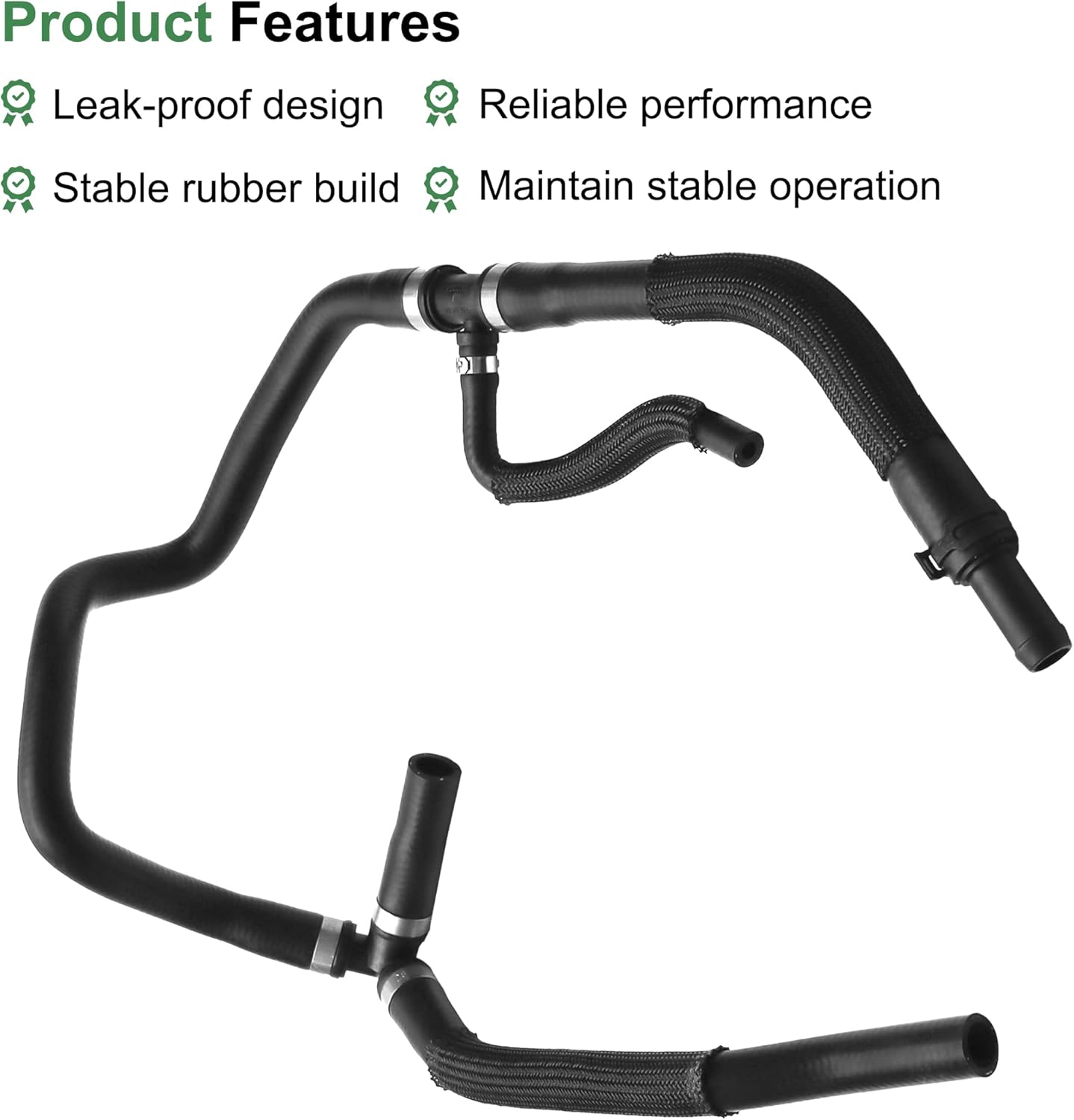 HVAC Heater Hose Assembly Compatible with Ford Fusion 2.5L 2013 2014 2015 2016 2017 2018 2019 2020# KH-815 DG9Z-18472-AA DG9Z-18472-H KH-686