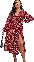 Plus Size Women's Long Sleeve/Short Sleeve Elegant Beach Dresses Autumn/Summer Holiday Dress Winter A-Line Casual