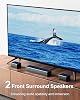 ULTIMEA Kablosuz Subwoofer'lı 7.1ch Soundbar, TV için Sanal Surround Ses Sistemi, Uygulama Kontrolü, 410W Tepe Gücü, 4 Kablolu Surround Hoparlör, 4 Kablolu Surround Hoparlör, Ev Sineması Ses Sistemi