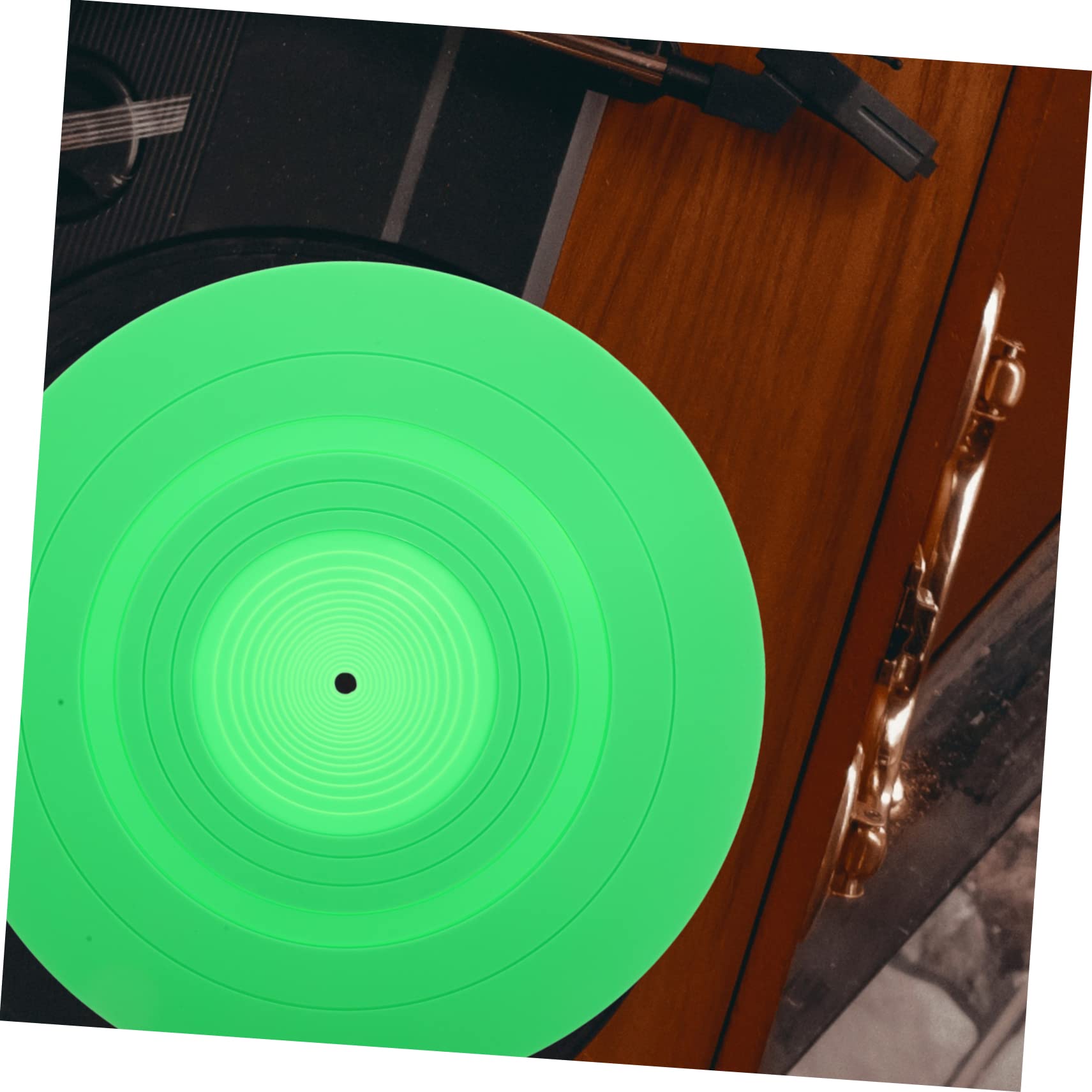 Levemolo Record Player Mat Vinyl Record Protective Pad Anti-static Slipmat Silicone Turntable Pad