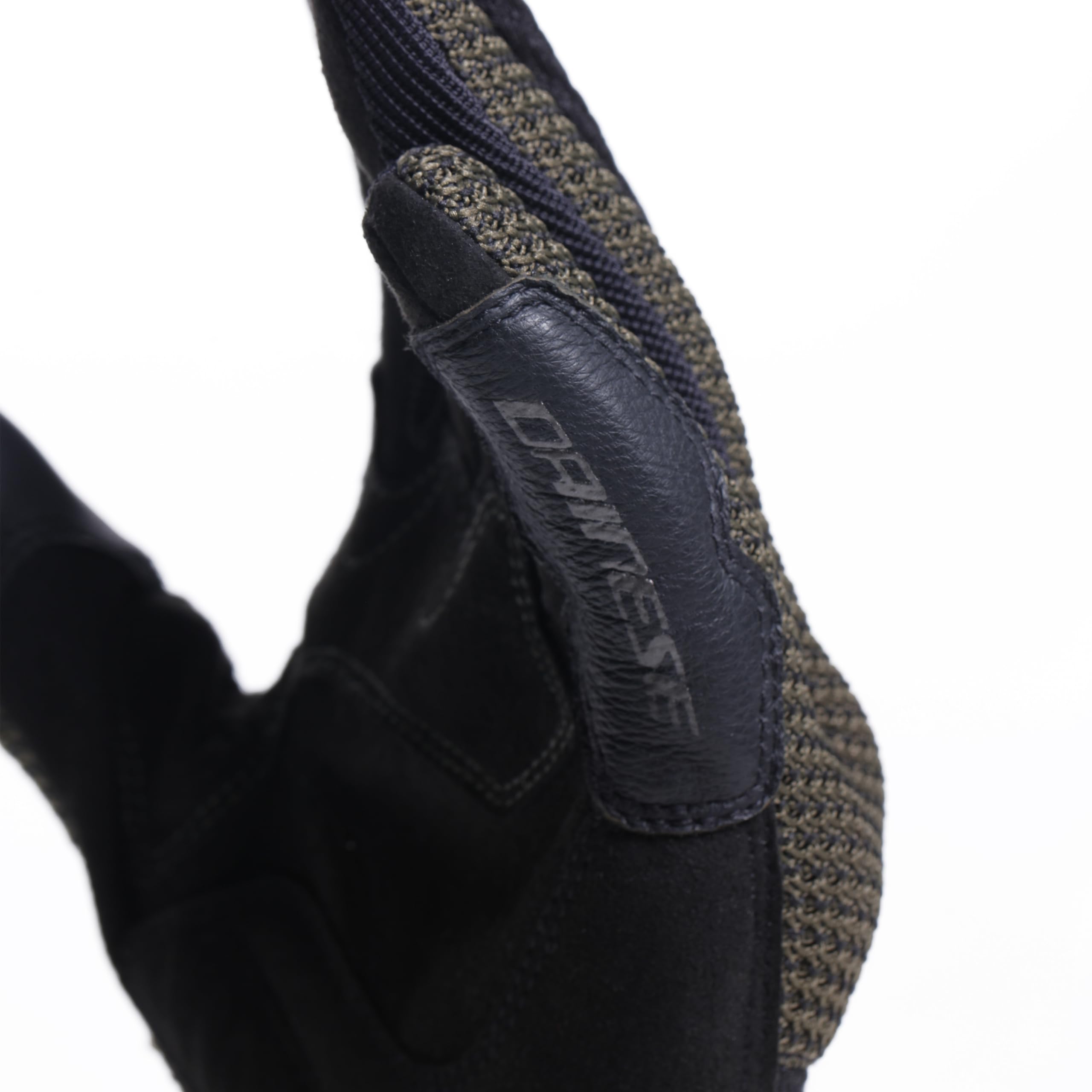Dainese - Torino Gloves, Guantes Moto Textiles con Protectores de Nudillos, Compatibles con Pantallas Táctiles, Guantes de Moto para Hombre S, Negro/Hoja de Parra