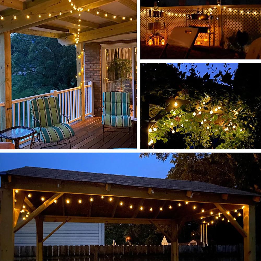 Catena Luminosa Solare Esterno IP65 Impermeabile, Catena Luminosa Solare con LED, Catena Luci Solari Esterno, Adatta per Feste Giardini Terrazze Festival (Colorato,φ2,3cm 32m)