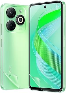 ARROWS Flixable Hydrogel Front and Back Coverage Screen Protector for Infinix Smart 8, Ultra-Thin, Anti-Scratch, Crystal Clear (Not Glass)