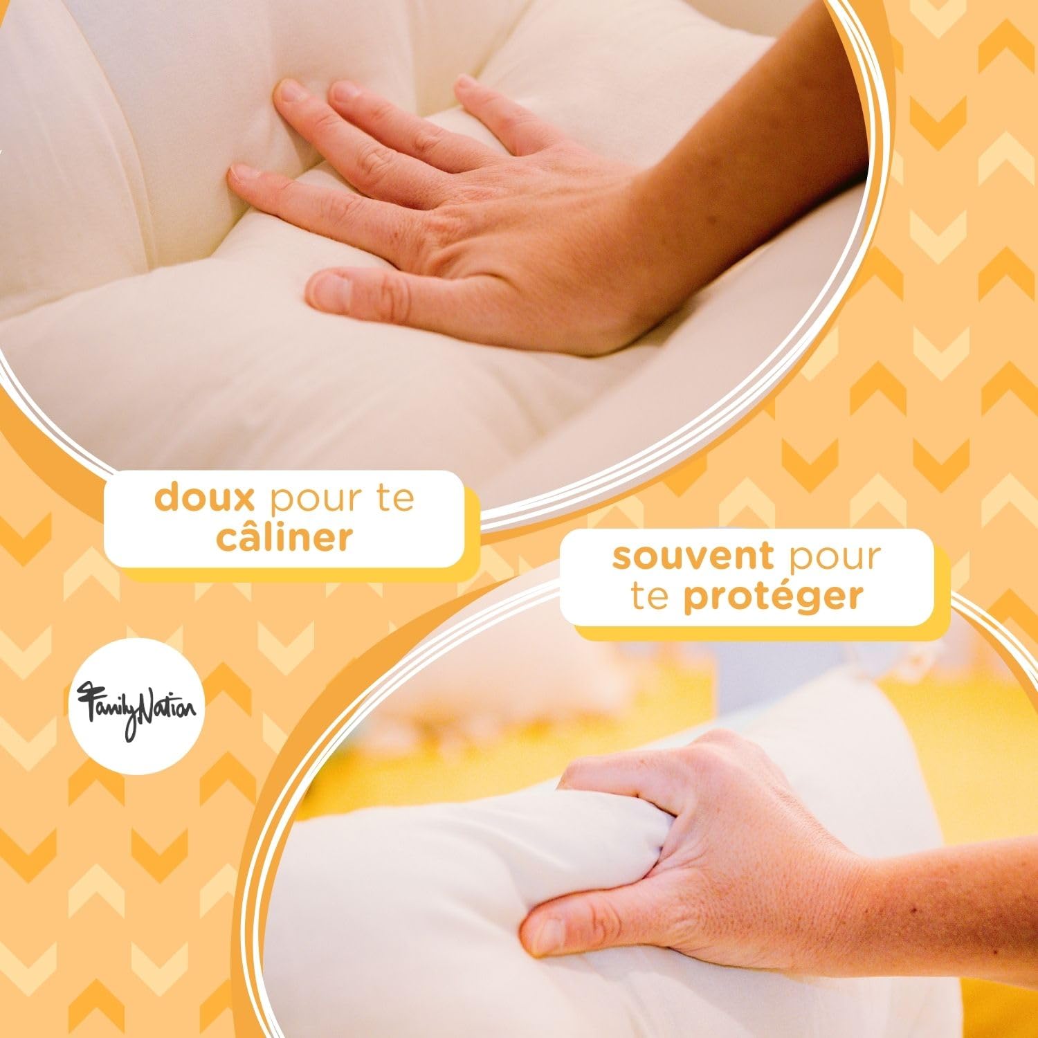 Family Nation, Coussin pour Arche d'escalade Rainbow, Jouet Montessori pour Enfants à partir de 6 Mois, en Laine Pelucheuse, Lavable en Machine, Made in Italy, 94x44x8 cm