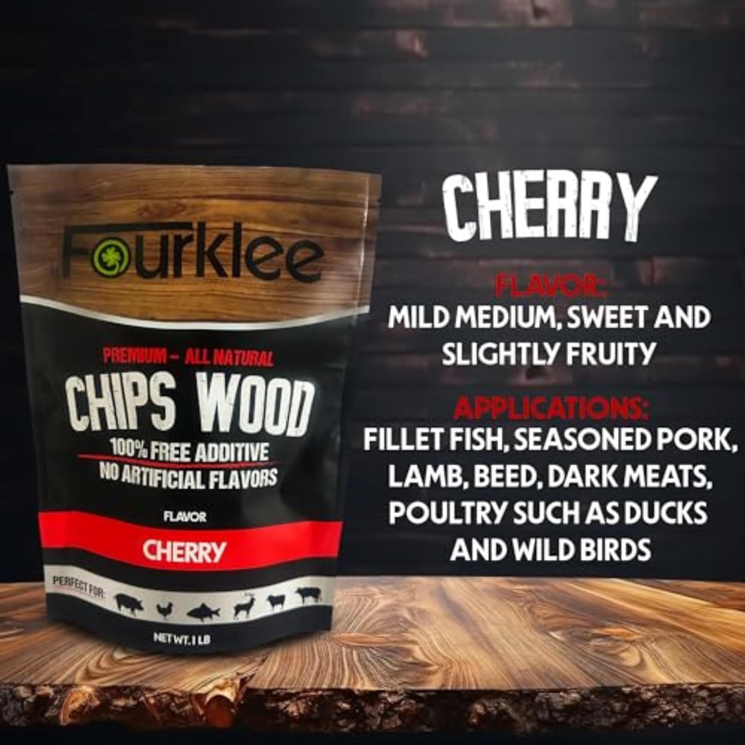 Wood Chips for Smoker- Apple Wood Chips for Smoker- Hickory Wood Chips for Smoker- Smoking Chips- Wood Chips- 6Pack 1lb Each.