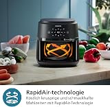 Philips Airfryer Série 2000 - Air Fryer 4.2L, 13 modes de cuisson, technologie RapidAir, jusqu'à 90% de matières grasses en moins, fenêtre de cuisson, écran tactile, Noir (NA229/00) - 5