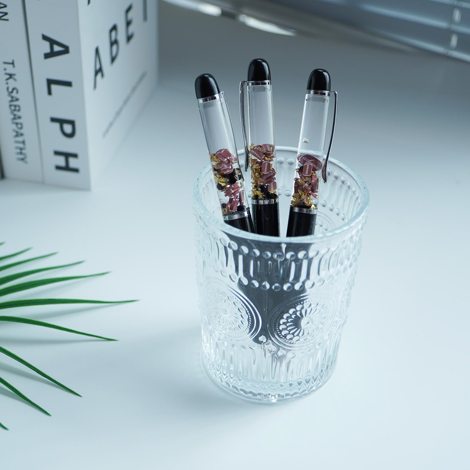 Sikyby Rugby Rugger Funny Pens Cute Floater Floating Liquid Writing Journaling Office Pen Unique Gifts - Image 4