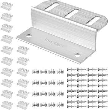 Z Brackets Solar Panel Mounting Kit 16 Pack - Heavy Duty Corrosion-Resistant Aluminum for RV, Boat, Roof & Off-Grid Installations
