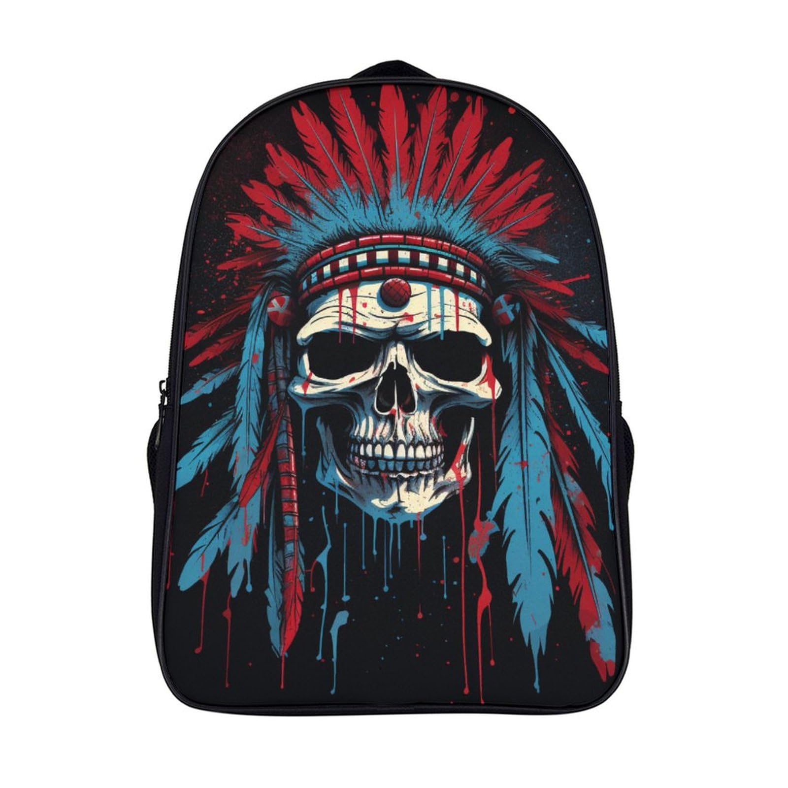 Bolsa para la escuela estilo skull de 40cm ideal para excursiones de niños pequeños y parques 7