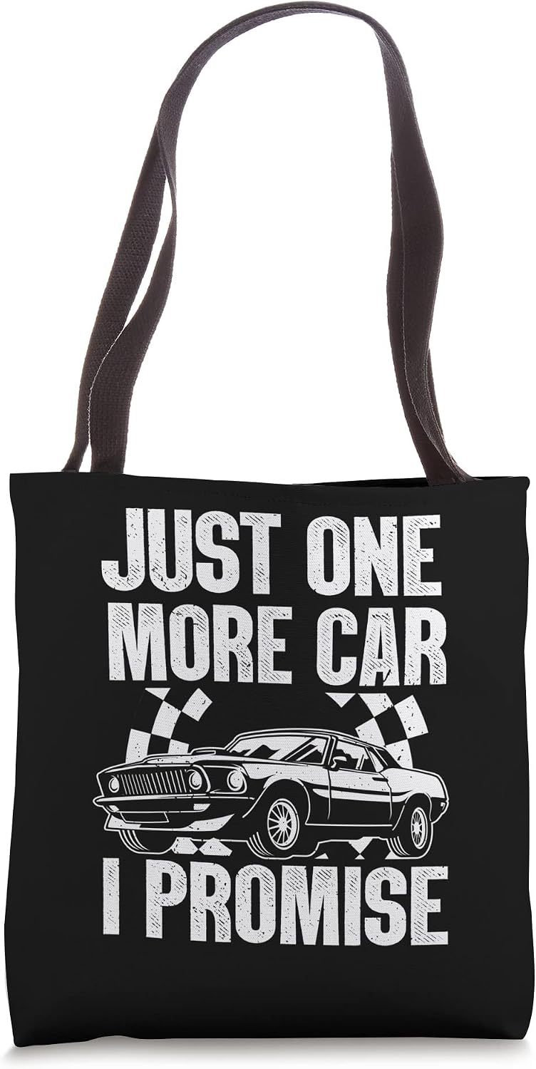 Car Lover For Men New Engine Owner Classic Car Technician Tote Bag