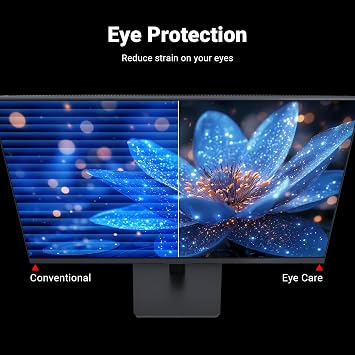 KTC 24 Inch FHD 1080P 100Hz Computer Monitor, VA Panel PC Gaming Monitor, HDMI VGA Ports, 4000:1 Contrast, LowBlue Mode, Ergonomic Tilt Eye Care for Home Office