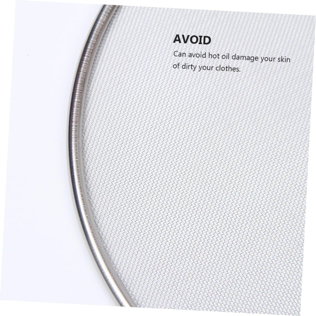 Zerodeko Mesh Pot Cover Pot Safeguard Spill Lid Cover Oil Splatter Guard Lightweight for Cooking