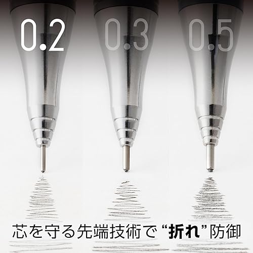 Miniatura 2 de Pentel Lápiz mecánico Orenz 0.008 in (caqui) XPP502-D2