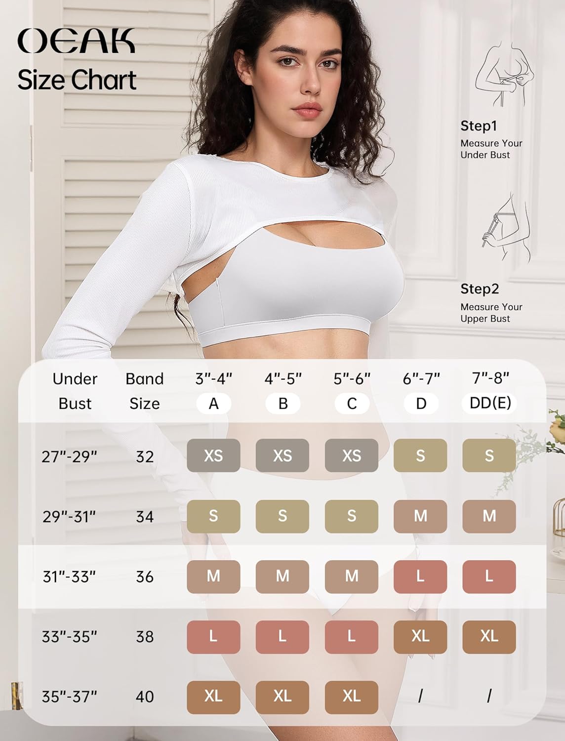 OEAK Womens Comfortable Bras No Underwire Cami Bra Seamless Unlined Bralettes Scoop Neck Unpadded Everyday Sports Tshirt Bra - Image 6