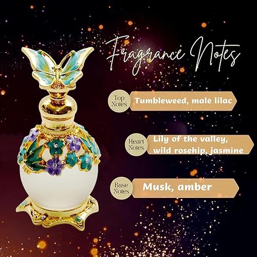 Miniatura 3 de Perfume árabe concentrado aceite de perfume, 0.8 fl oz musulmán Eau de Parfum Toilette Halal Dubai Lujoso Perfume Aceite, Perfume de larga duración