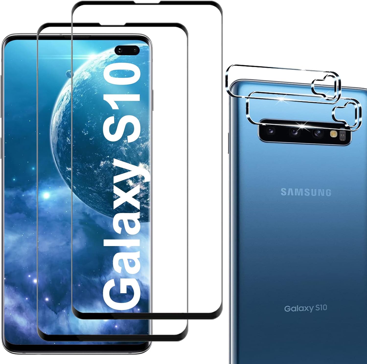 Coliary Galaxy S9 Screen Protector [2-Pack], Tempered Glass [Case-Friendly][No Bubbles][Easy to Install][Anti Fingerprint][Full Coverage] Compatible Samsung : Cell Phones & Accessories
