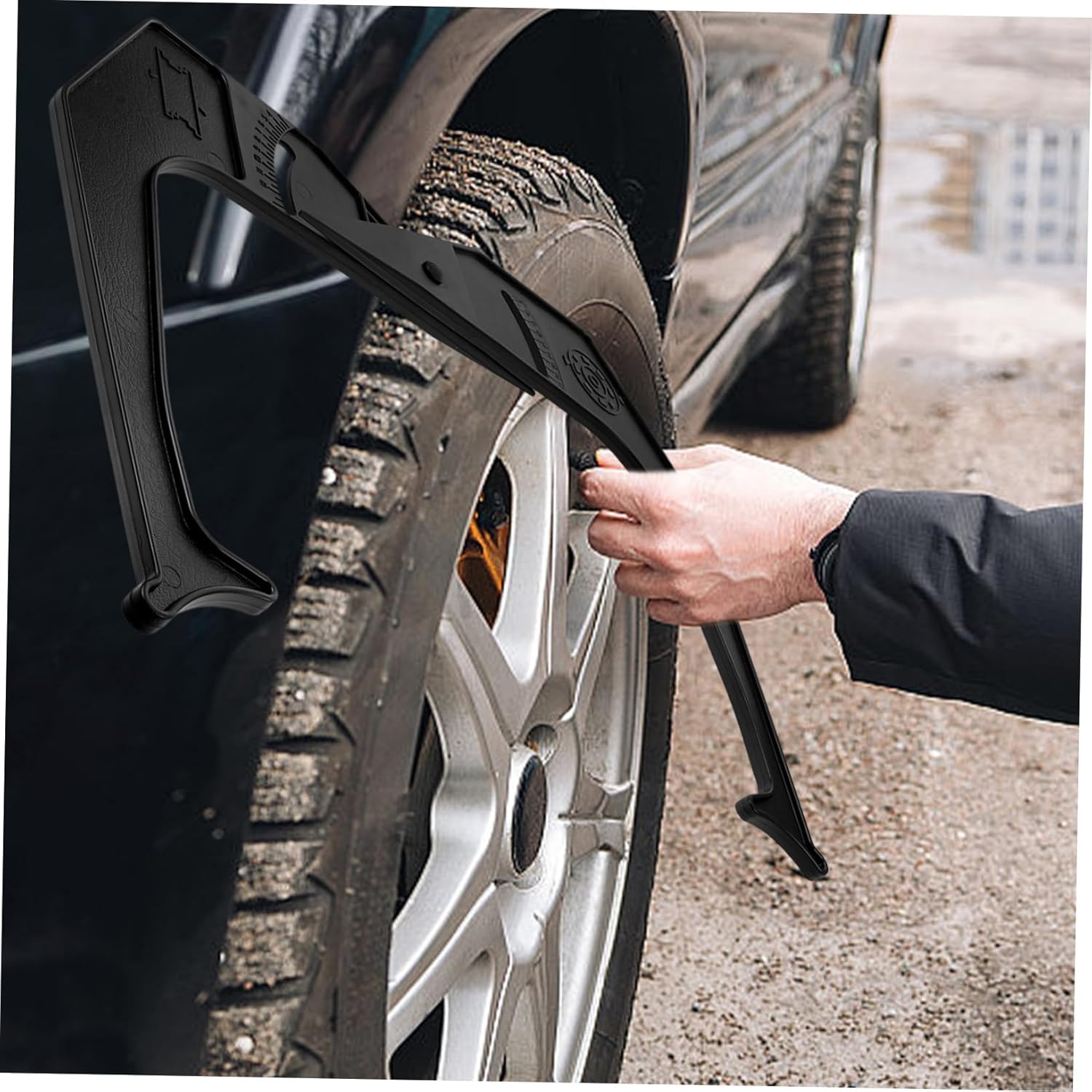 Automotive Wheel Caliper Tire Balancer Measurement Tool Precision Tire Gauge for Car Repair Equipment and Tire Maintenance Essential Automotive Tools