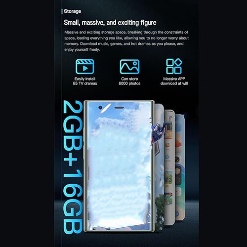 Miniatura 4 de Diydeg SOYES S23 Pro 3G Mini Smartphone, 3.0 pulgadas, 2 GB de RAM, 16 GB ROM Dual SIM para Android 8.1, batería de 1000 mAh, cámara de 2 MP, WiFi