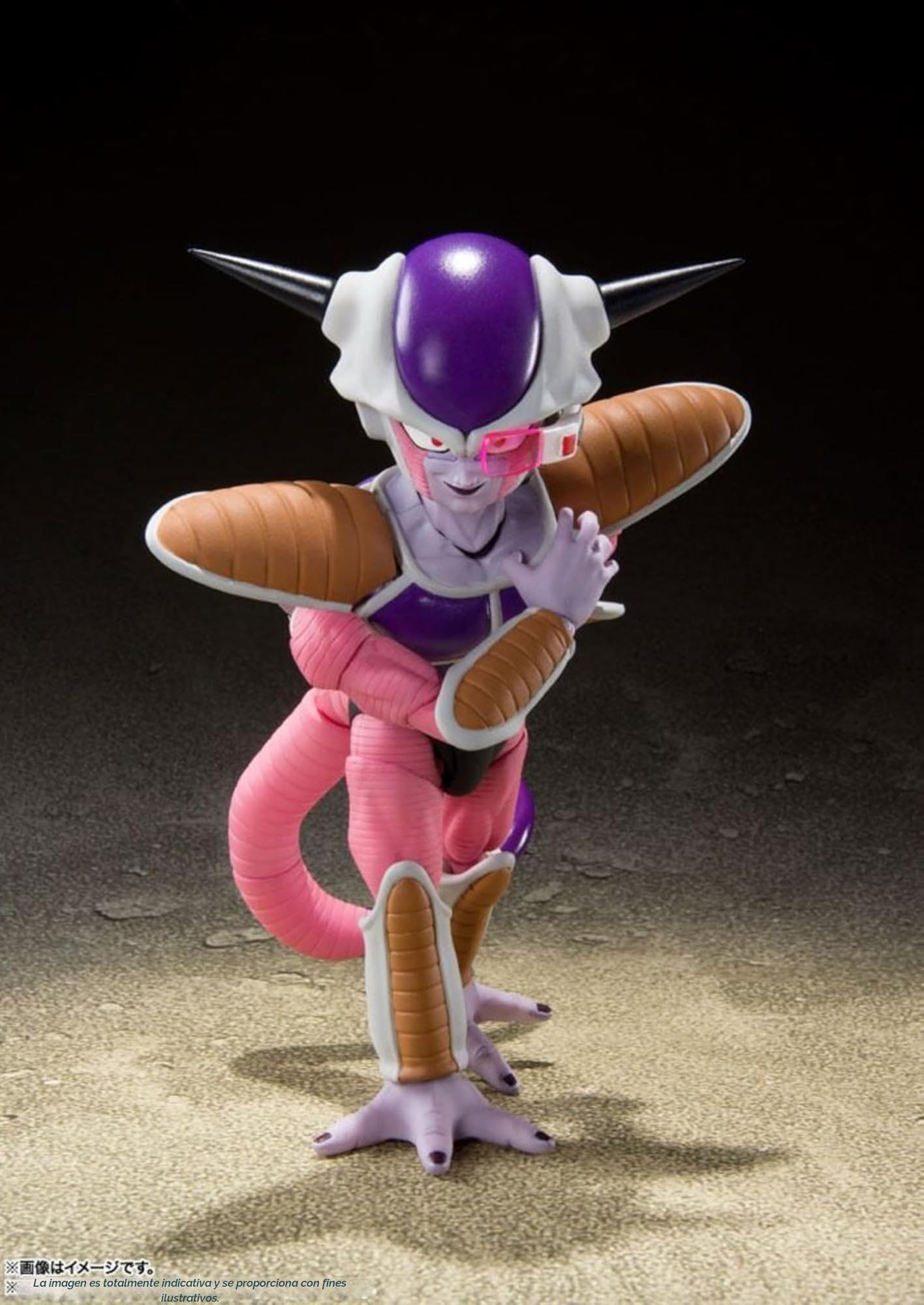 Frieza First Form & Frieza pod Set Fig 11 cm Dragon Ball z SH figuarts re-Issue | Dragonball Z - Figura de acción de 4 pulgadas S.H.Figuarts - 1st Form Frieza & Pod
