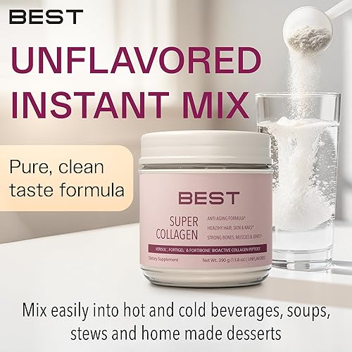 Miniatura 2 de El mejor polvo de súper colágeno - VERISOL, FORTIBONE, FORTIBONE, FORTIGEL Bioactive Collagen Peptides para la piel, las articulaciones y los