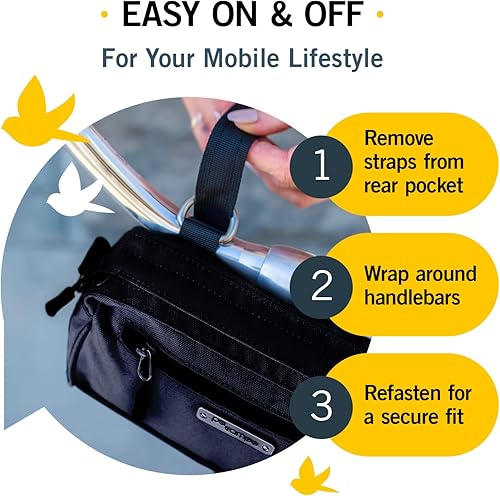 Miniatura 4 de Po Campo Bolsas y accesorios para bicicleta  Bolsa para manubrio Kinga 2  Bolsa impermeable para bicicleta  Bolsa de almacenamiento para manubrio