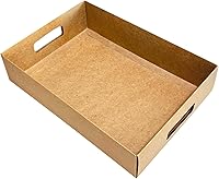 Vista 7 de Paquete de 15 cajas de galletas Blyss de 13 x 9 x 3 pulgadas, bandeja resistente para servir galletas, ideal para platos de fiesta, bandeja