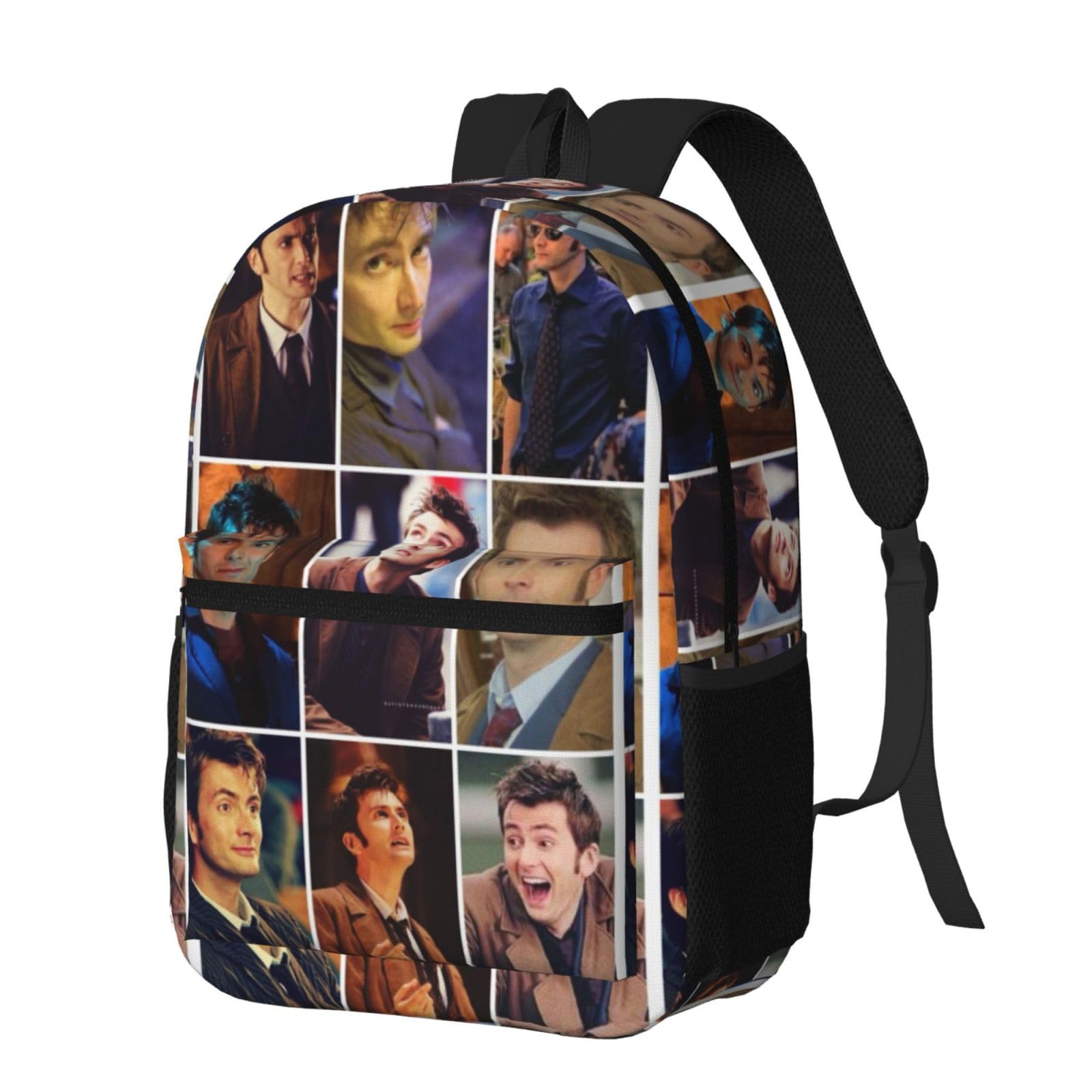 EZKYZTLW David Star Tennant Lightweight Laptop Backpack Travel Daypack Bookbag For Women Men For Travel Work 17 Inch