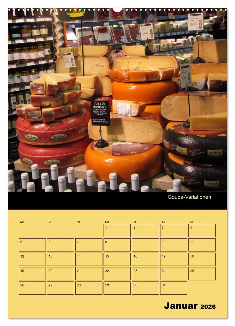 Alles Käse/Planer (hochwertiger Premium Wandkalender 2026 DIN A2 hoch), Kunstdruck in Hochglanz