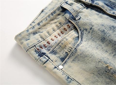 パンツ DIANTE EMBROIDERY DAMAGE DENIM パンツ DIANTE EMBROIDERY DAMAGE DENIM Embroidery damage