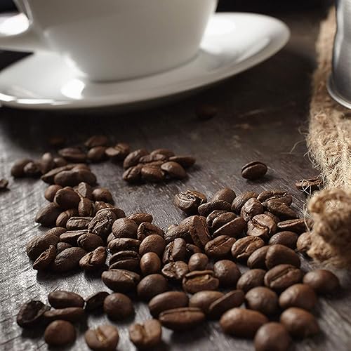 Miniatura 7 de Koffee Kult Granos de café enteros tostados oscuros, mezcla artesanal aromática gourmet 100% arábica, granos de café de origen orgánico (12 onzas)