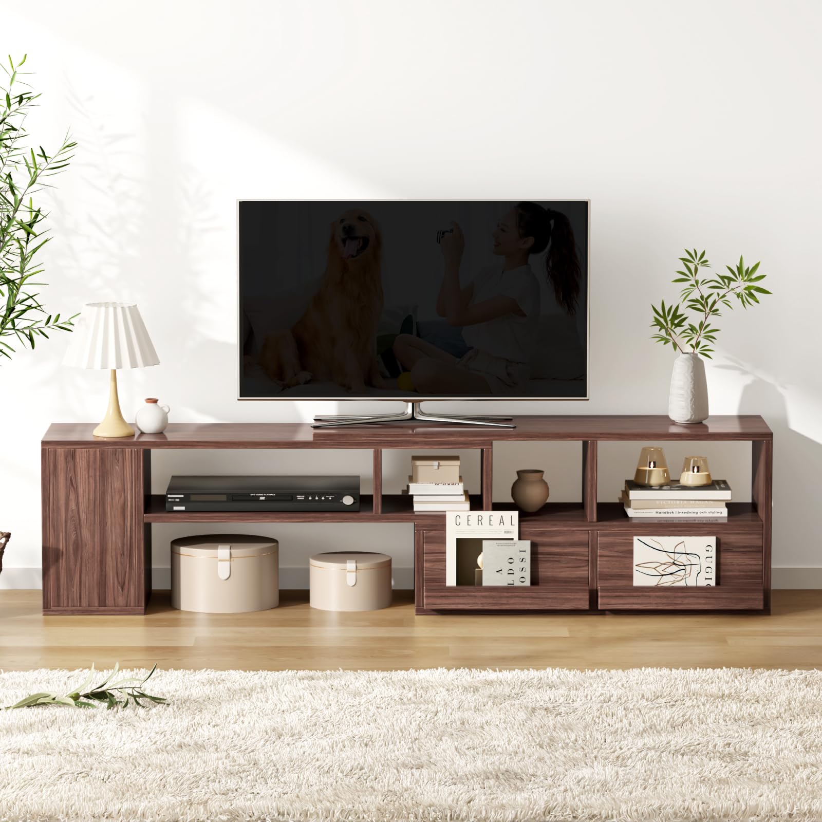 Amazon｜SAITOU テレビ台 テレビボード ローボード 木製 tv台 テレビ